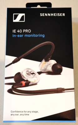 新品未開封　SENNHEISER IE 40 PRO BLACK Amazon.com: SENNHEISER IE 40 PRO, molded in ear dynamic monitors