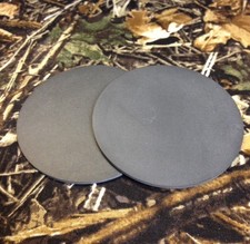 2 -  3 "  Black Slate  Pre-cut  Disc for Friction Turkey Calls   Build Your Own
