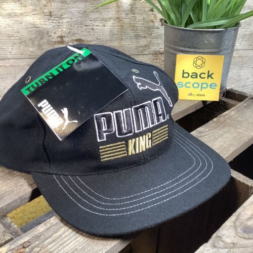 NEW/TAGS Puma King Baseball Cap - 90s Y2K Hat - Classic Retro VTG Football Boots - Picture 1 of 12