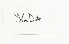 ALEXA  DATT     AUTOGRAPHED    3X5     NOTECARD