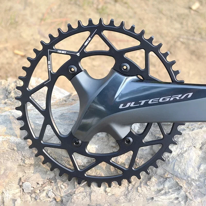 Chainring 110 BCD Hollow R7000 R8000 R9100 36T-58T Bike Chainwheel - Image 3 of 4