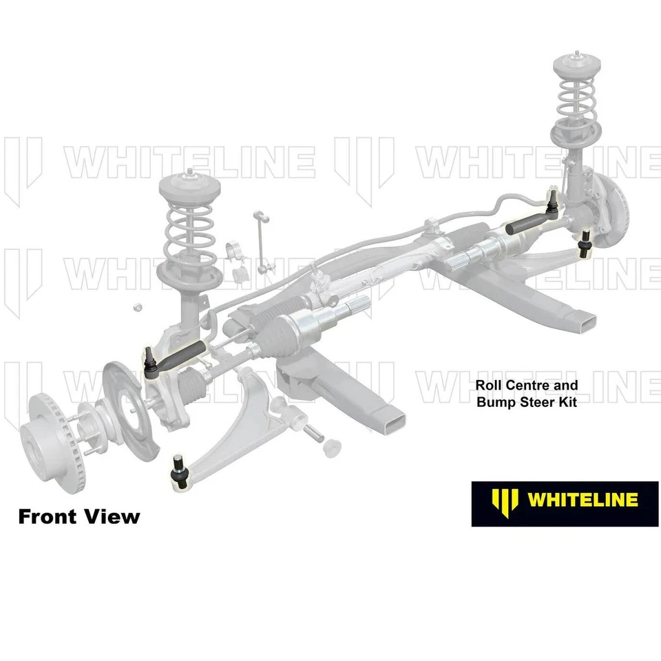 Kit de rótulas y barras de amarre de dirección delantera Whiteline™ para 98-18 Subaru Forester Foto 2 de 2