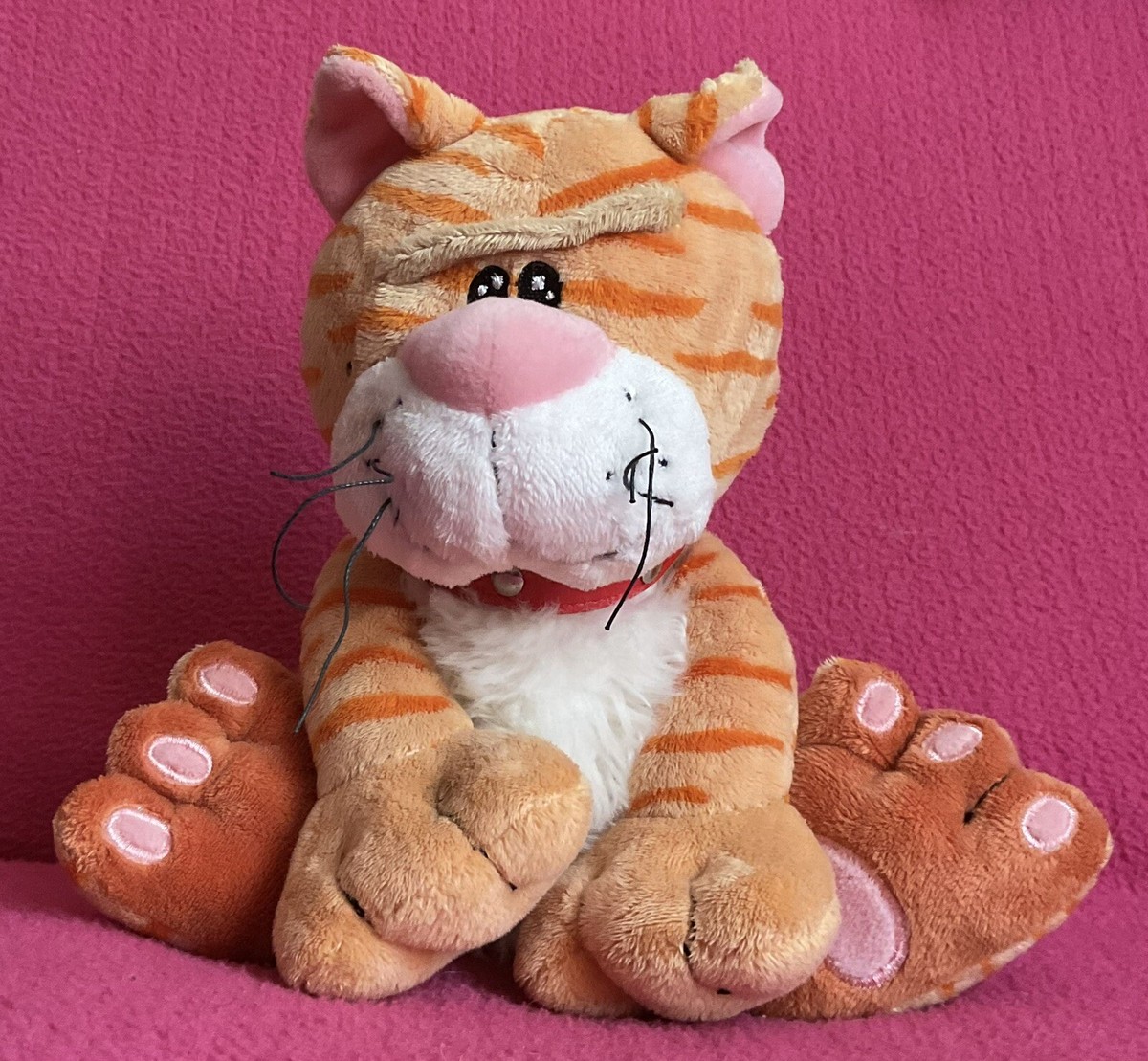 Keel Toys Petropolis Chibi Ginger Tabby Cat Soft Plush Toy Larger