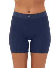 Gap Body Womens Logo Comfort High-Waist Under Shorts GPW01070 Elysian Blue S