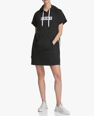 DKNY Sport Ladies' Logo Hoodie Dress 1 | eBay