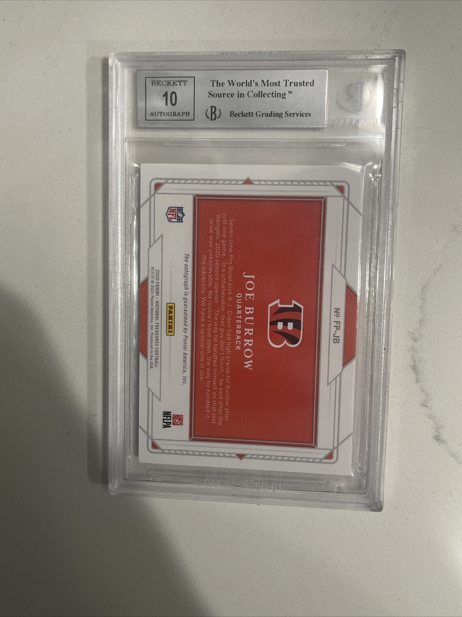 ゼブラの目 アメリカ購入　サインあり 2020 Panini National Treasures - Rookie Signatures Field Pass Joe