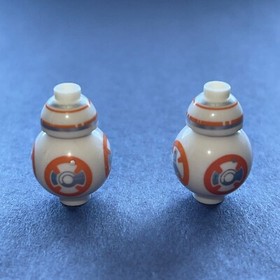 Two (2) LEGO Star Wars Minifigure BB-8 Droids - (75105)
