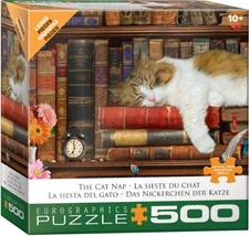 The Cat Nap 500 Piece Jigsaw Puzzle Eurographics New