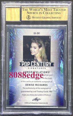 2018 POP CENTURY METAL BASE AUTO: DENISE RICHARDS -BGS 9.5 GEM