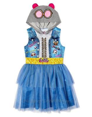 LOL Surprise Girls Dress Halloween Costume Tutu Size 10-12
