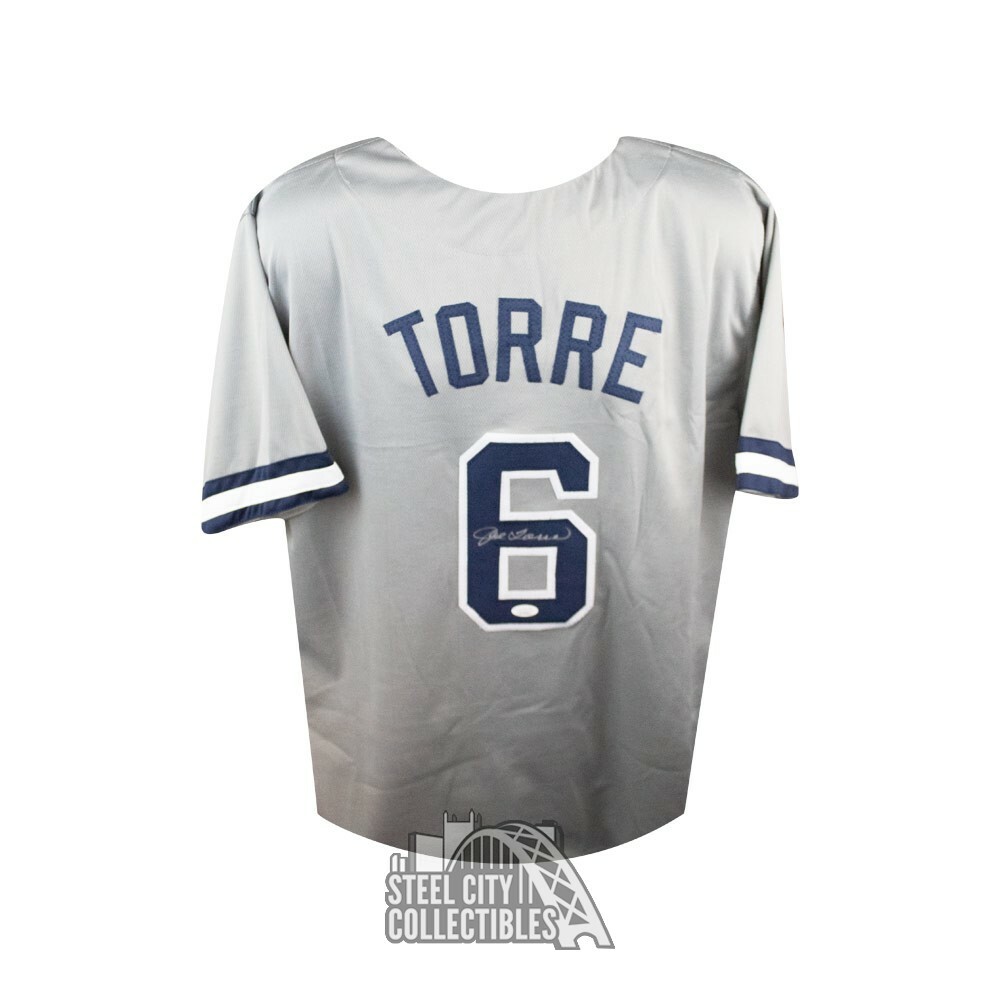 Joe Torre Autographed Signed New York Custom Baseball Jersey - JSA COA 