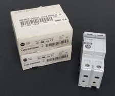 LOT OF 2 NIB ALLEN BRADLEY 1492-CB2G060 CIRCUIT BREAKERS SER. C 6A 1492CB2G060