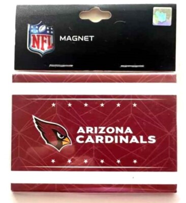 Arizona Cardinals Geo Magnet Rectangle Size: 3.5''x 2.5'' NFL Licensed New