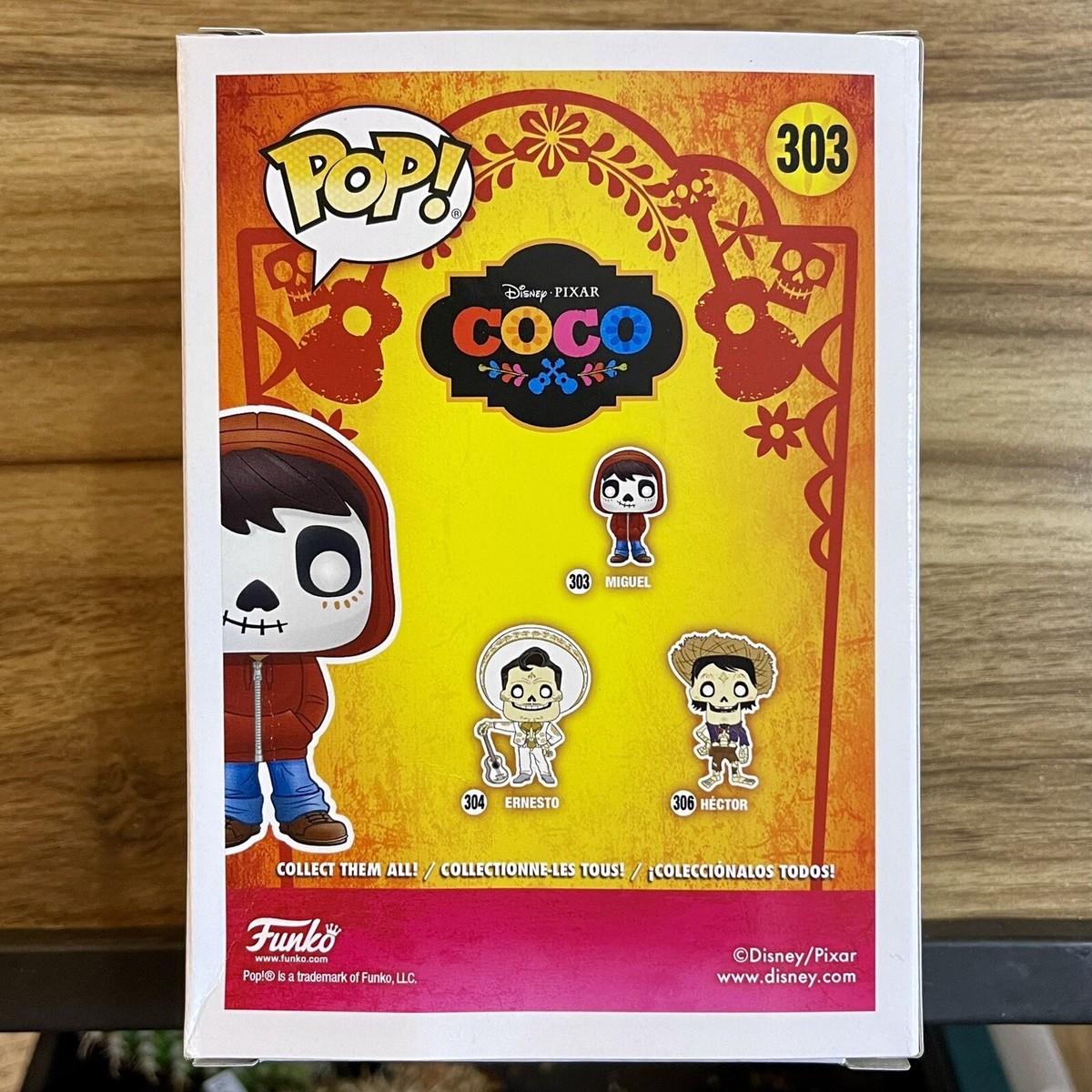 Miguel Funko Pop! 303 Disney Coco Diamond Glitter Exclusive Brand