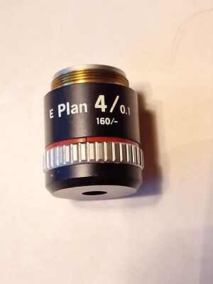 Nikon E Plan 4X / 0.10 160 Infinity Objective Japan | eBay