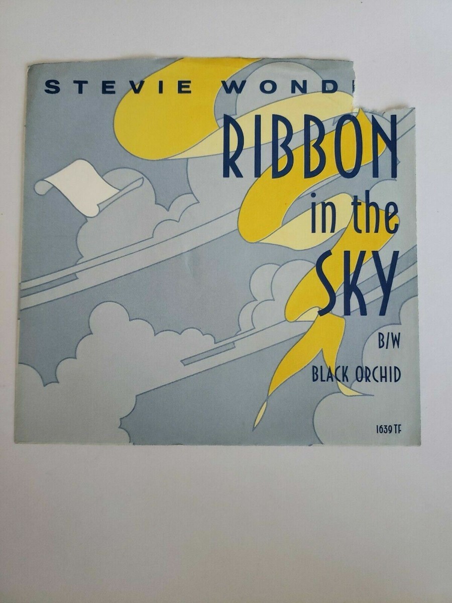 Stevie Wonder リボン・イン・ザ・スカイ 7インチ 1982 Stevie Wonder - Ribbon in the Sky- Motown (45RPM 7” Single