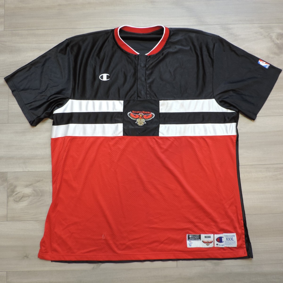 Champion - NBA　アトランタ・ホークス　シューティングシャツ　ジャージ　ユニフォーム Champion - NBA アトランタ・ホークス シューティングシャツ