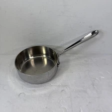 All-Clad 1 Qt Sauce Pan Bonded Stainless Steel 6"x2.25" (No Lid)