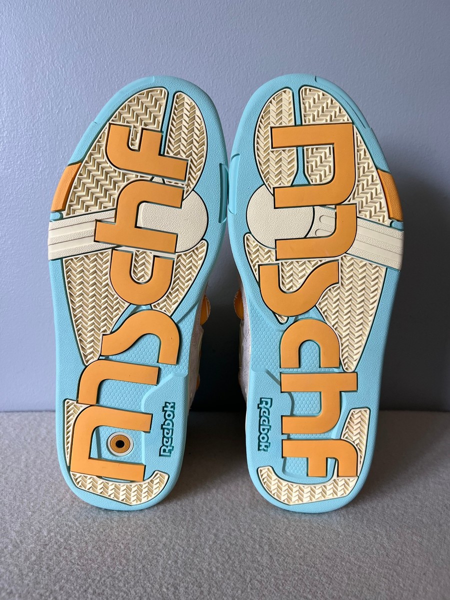 MSCHF x Reebok Omni Zone IX - Size 10 - Yellow Blue - NEW | eBay