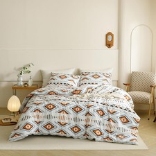 Aztec Comforter Set King Beige and Khaki Western Bedding Comforter Set King B...