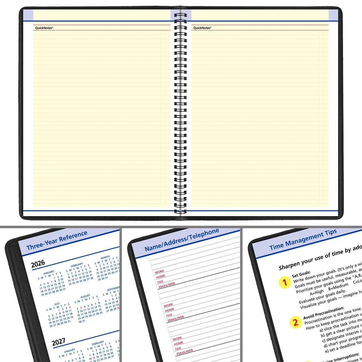 2027 At-A-Glance QuickNotes 76-950-05 Weekly Monthly Appointment