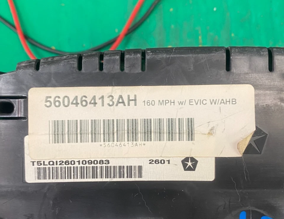 Dodge Charger 2012 velocímetro clúster desconocido millas 56046413AH Foto 2 de 3