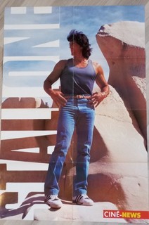 Affiche Stallone 1987 CINÉ NEWS