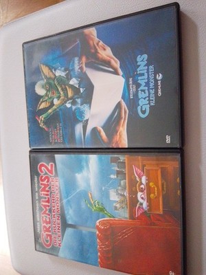 2 x DVD GREMLINS 1 & 2 (1984 & 1990) 