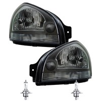 Halogen Scheinwerfer Frontscheinwerfer Set H4 FüR Hyundai Tucson Inkl. Lampen