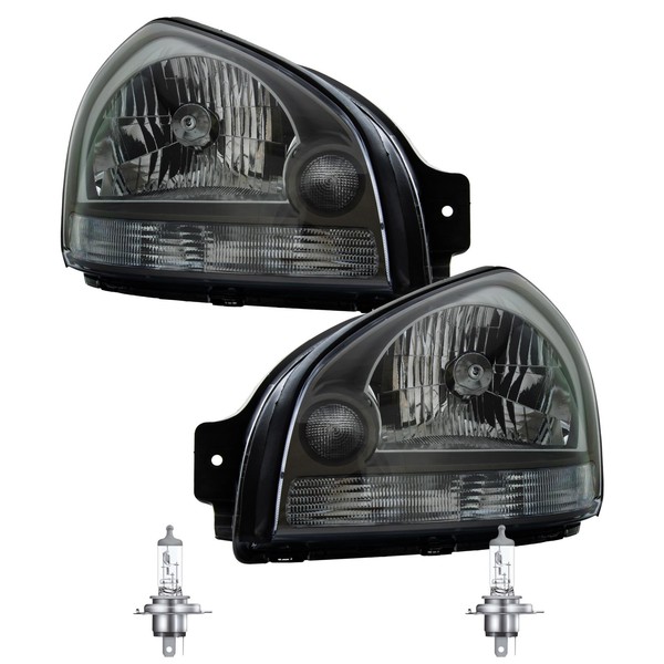 Halogen Scheinwerfer Frontscheinwerfer Set H4 FüR Hyundai Tucson Inkl. Lampen-image