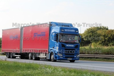 LKW Foto Scania R 450 Planensattelzug Polen blau SM-TRANSMED TRANSPORT - #l5pz
