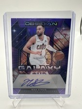 2023-24 Panini Obsidian Max Strus Galaxy Ink Electric Etch Purple Auto /49