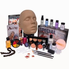 Mehron Makeup Special Fx All-pro Makeup Kit With Practice Head new