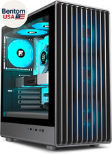 K6 PC Case - Pre-Installed 6 PWM ARGB Fan 3 X 120Mm, 3 X 140Mm , ATX Mid-Tower