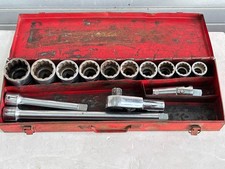 Used Snap-on 414ahd 34 Drive 15-pc Sae 12-point Shallow General Service Socket