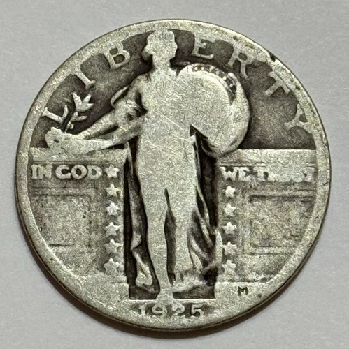 1925 Standing Liberty Quarter 25¢ (90% Silver)