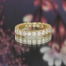 Wert 6500 € Brillant Memory Ring (2,00 carat) 750 18 Karat Gelb Gold Gr.58
