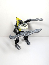 Vintage LEGO Bionicle VAHKI RORZAKH Set #8618 with Canister and Kanoka Disk 2004