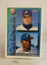 1995 Topps On Deck: Shane Andrews & Carlos Perez (RC) #652 - Montreal Expos - NM