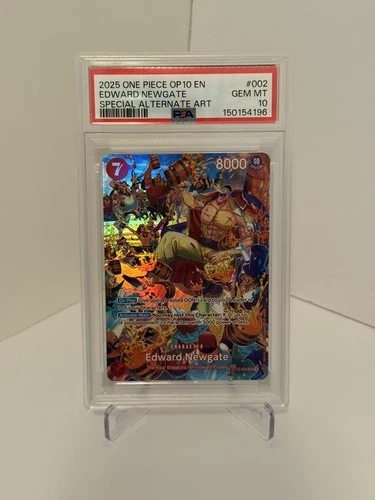 EDWARD.NEWGATE ROYAL BLOOD OP10 #ST15-002 SP ALT ART SR - ONE PIECE PSA 10