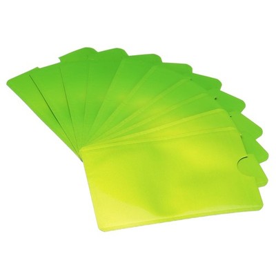 RFID Blocking Credit Card Sleeves Protector NFC Holder Green 30Pcs