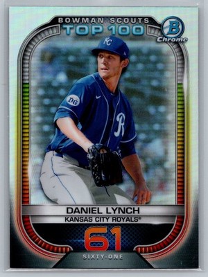 2021 Bowman Chrome Daniel Lynch Bowman Scout s Top 100   BTP-61