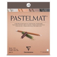 Image of Clairefontaine Pastelmat Pad No.2 (24x30) cm 12 Sheets (3 Sheets in each Colour)