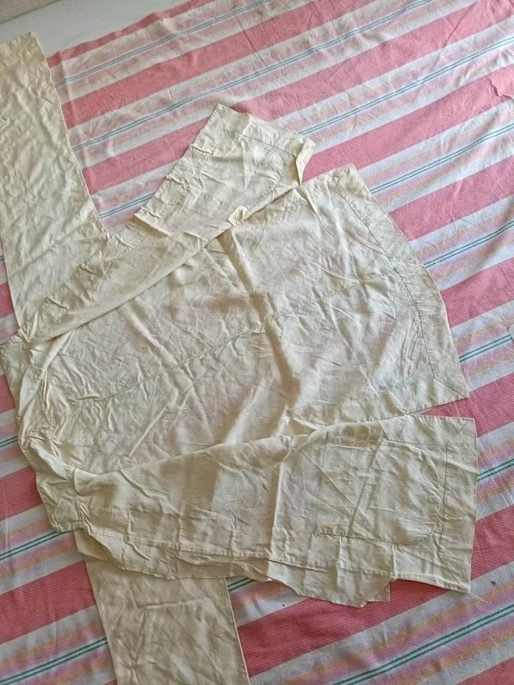 Top de seda antiguo de la dinastía Qing de China, disfraz bordado vintage coleccionable Foto 3 de 4