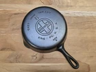 Griswold Cast Iron Skillet #6 Large Block Logo Smooth Bottom Erie Pa USA NICE!!