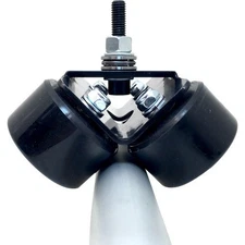 Glide Gear Dolly Track Swivel Wheel Assembly DEV DOLLY OPEN BOX