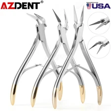 AZDENT Dental Surgical Root Extraction Forceps Residual Root Tweezers USA