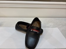 Bruno Marc Boys Loafer Slip-On Dress Shoes Black Size 4