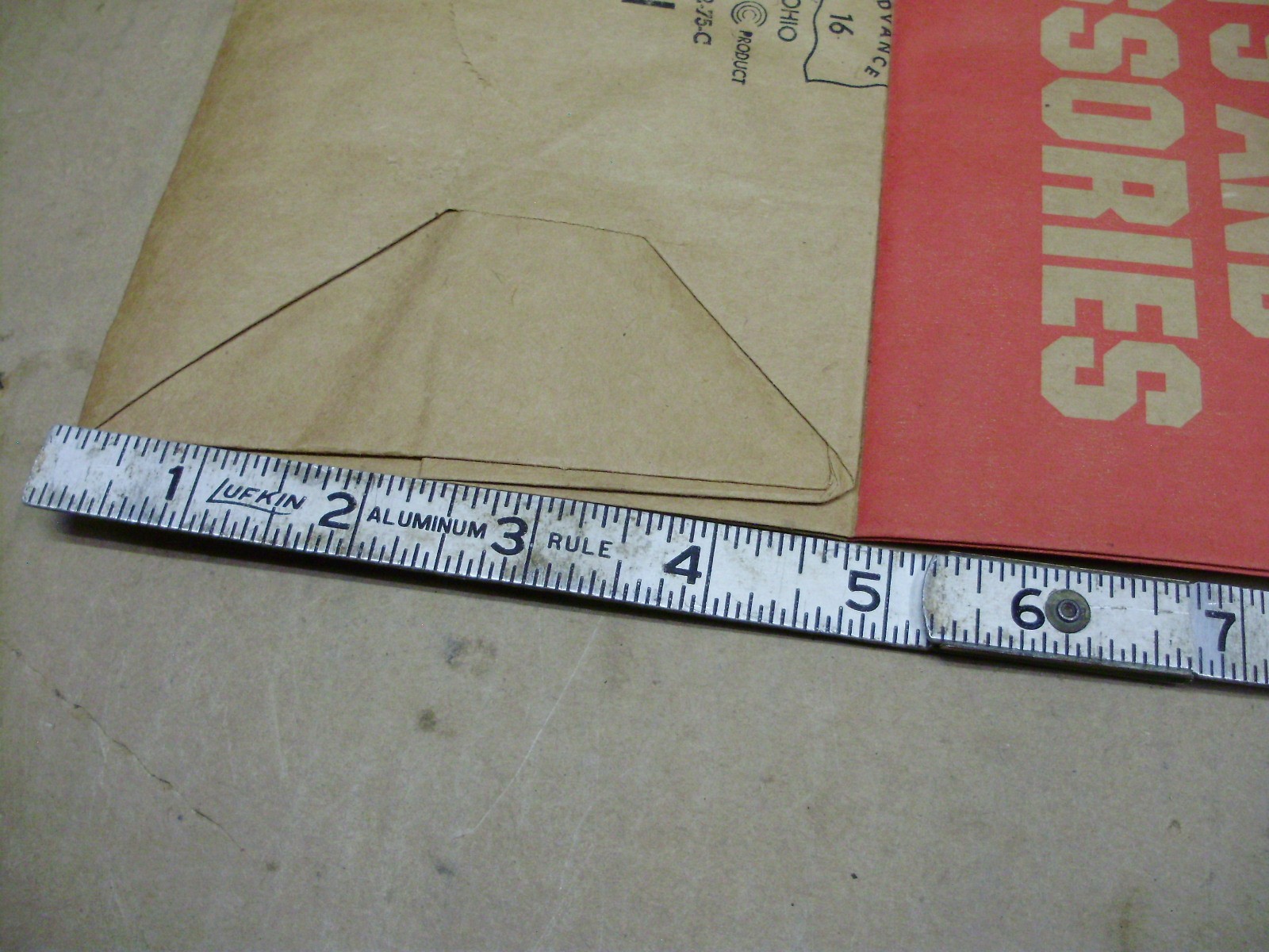 Massey Ferguson Genuine Parts And Accessories Paper Bags, Lot of 5, 16-1/4" High