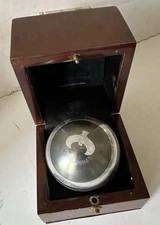 Sonic Games Isis Adventure Metal Puzzle Orb Sphere Ball In Wooden Case with Key